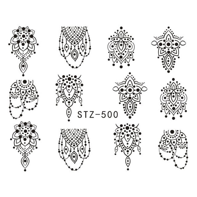 Water Transfer Sticker Nail Art