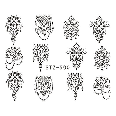 Water Transfer Sticker Nail Art
