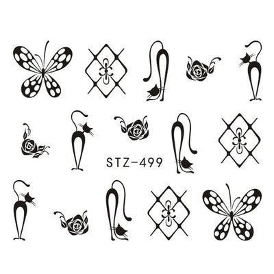Water Transfer Sticker Nail Art