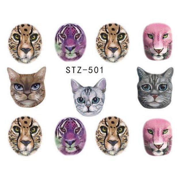 Water Transfer Sticker Nail Art