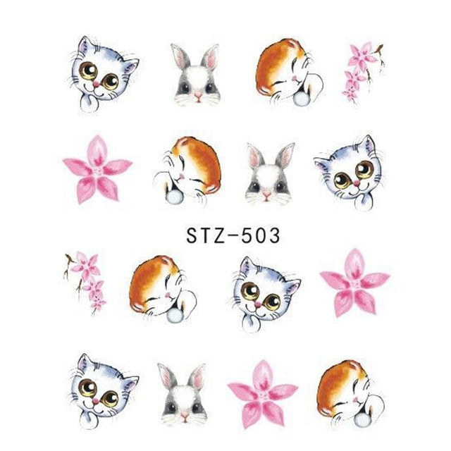 Water Transfer Sticker Nail Art