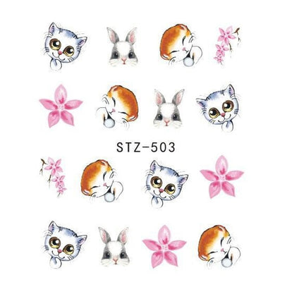 Water Transfer Sticker Nail Art