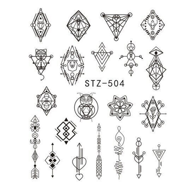 Water Transfer Sticker Nail Art