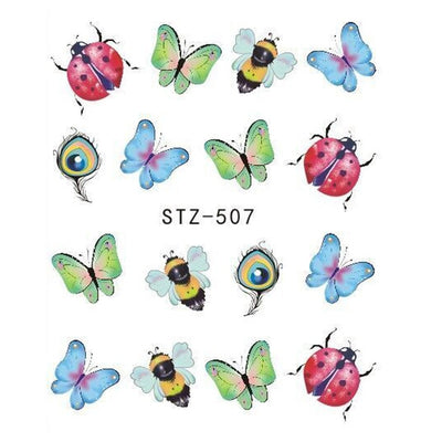 Water Transfer Sticker Nail Art