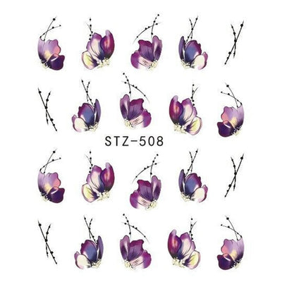 Water Transfer Sticker Nail Art