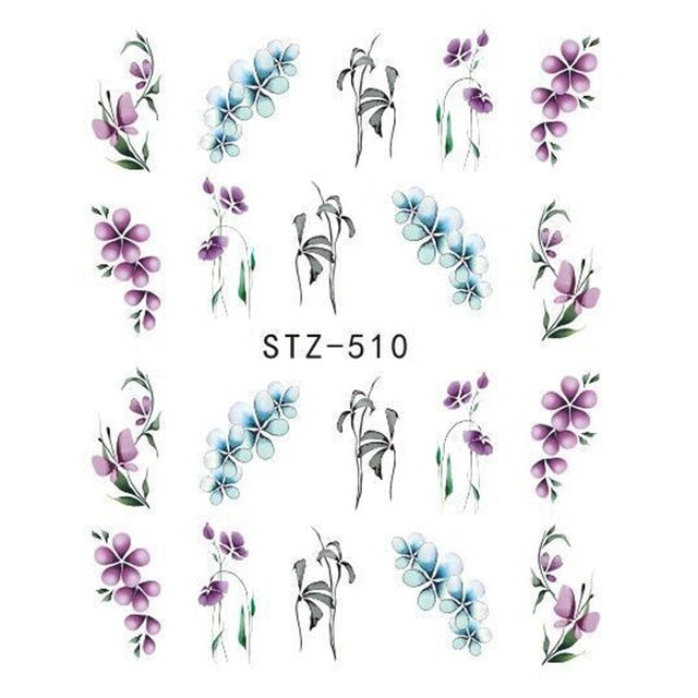 Water Transfer Sticker Nail Art