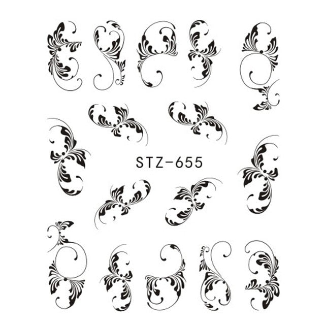Water Transfer Sticker Nail Art