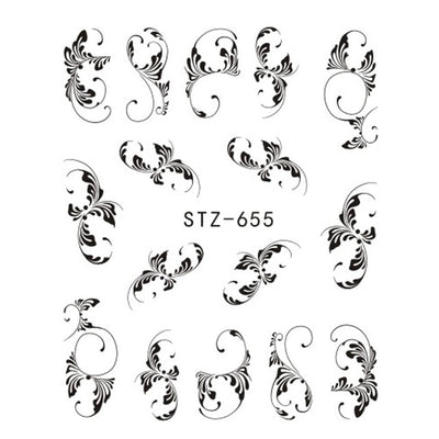 Water Transfer Sticker Nail Art