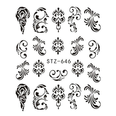 Water Transfer Sticker Nail Art