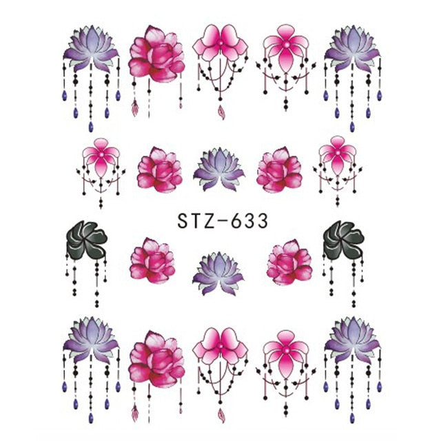 Water Transfer Sticker Nail Art