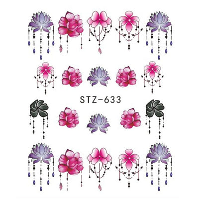 Water Transfer Sticker Nail Art