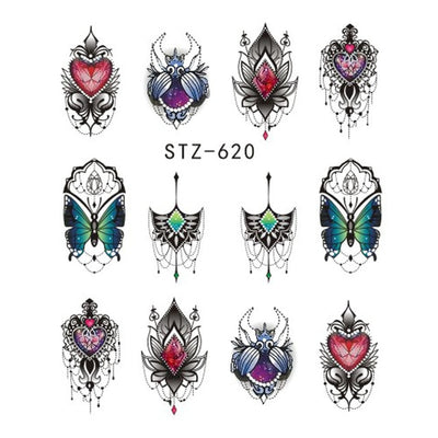 Water Transfer Sticker Nail Art