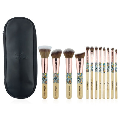 Bamboo Make Up Brush Kit