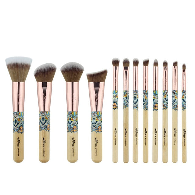 Bamboo Make Up Brush Kit