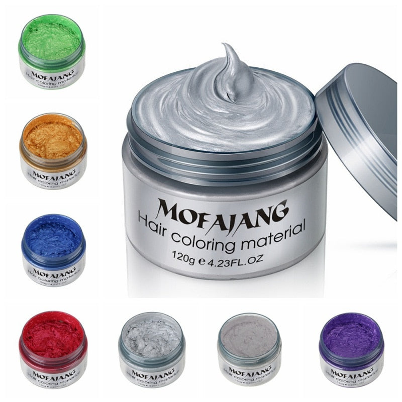 Molding Paste Seven Colors Hair Dye Wax
