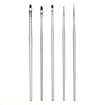 5pc/Set Nail Art UV Gel Makeup Brushes