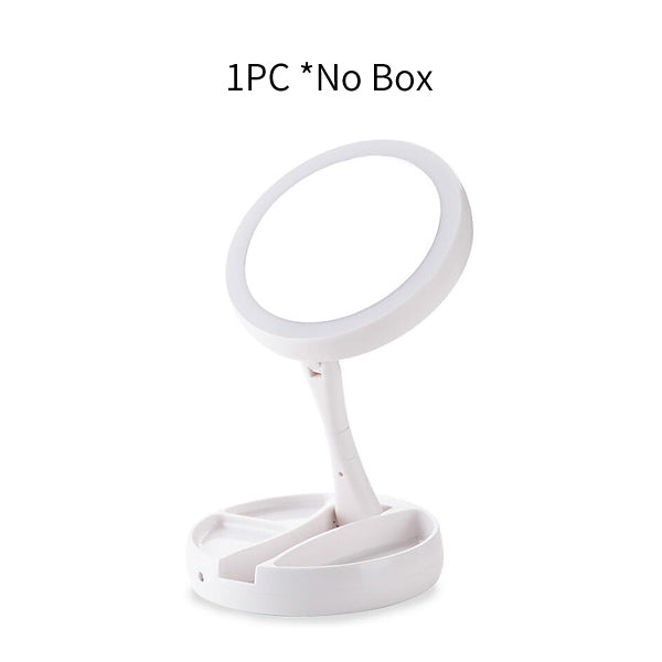 Folding 10x Magnification Makeup Mirror