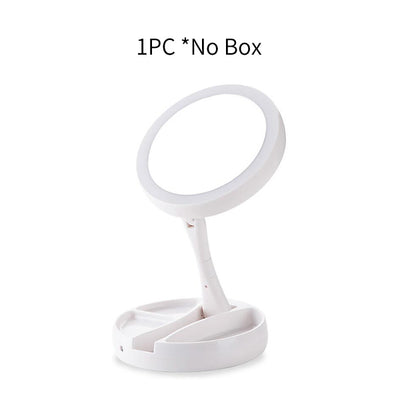 Folding 10x Magnification Makeup Mirror