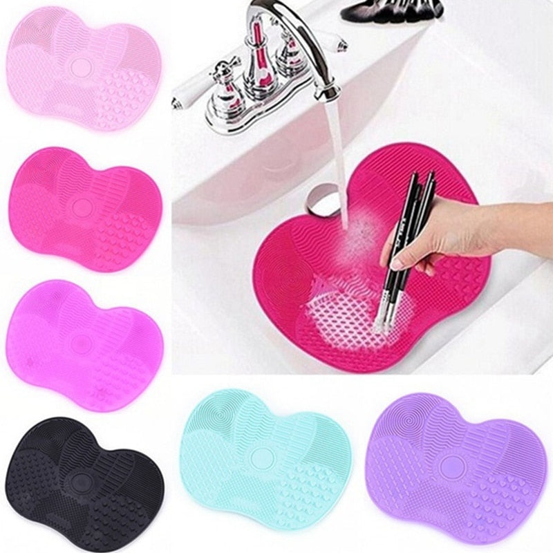 Makeup Brush cleaner Silicone Mat