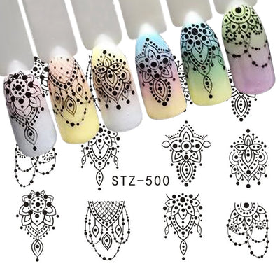Water Transfer Sticker Nail Art