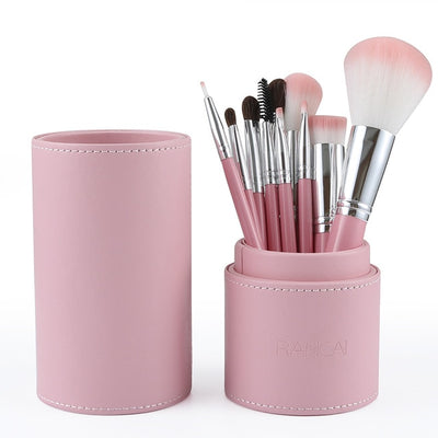 15pcs Pink Makeup Brushes Set