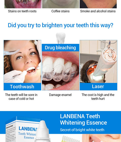 Teeth Whitening Oral Hygiene Cleaning Serum
